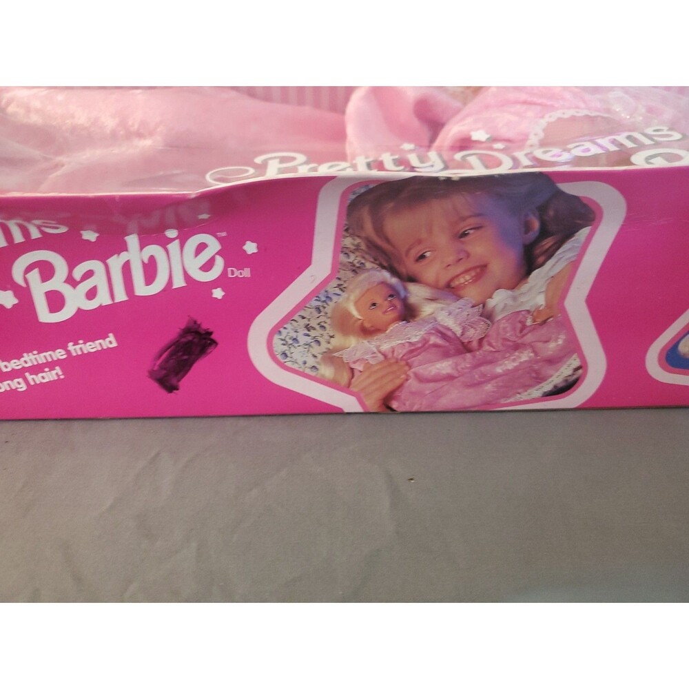 1995 Pretty Dreams Bedtime Barbie Doll Sealed Original Box - Picture 4 of 11